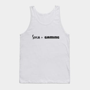 Soca Plus Gaming in Black Tank Top